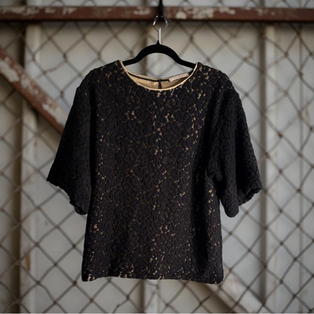 Chloe Black Lace Blouse